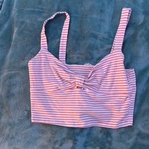 Garage bow tank top